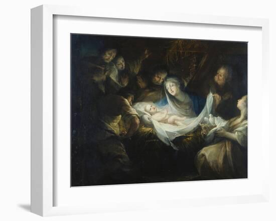 The Adoration of the Shepherds-Valerio Castello-Framed Giclee Print