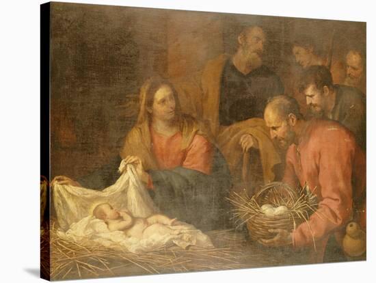 The Adoration of the Shepherds-Giovanni Andrea De Ferrari-Stretched Canvas