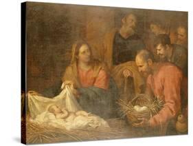 The Adoration of the Shepherds-Giovanni Andrea De Ferrari-Stretched Canvas