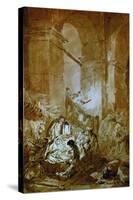 The Adoration of the Shepherds-Jean-Honoré Fragonard-Stretched Canvas