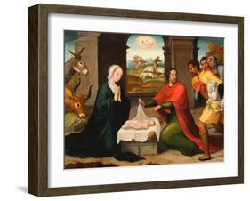 The Adoration of the Shepherds-Juan Correa de Vivar-Framed Giclee Print