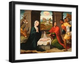 The Adoration of the Shepherds-Juan Correa de Vivar-Framed Giclee Print