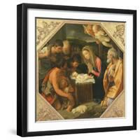 The Adoration of the Shepherds-Guido Reni-Framed Giclee Print