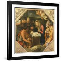 The Adoration of the Shepherds-Guido Reni-Framed Giclee Print