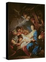 The Adoration of the Shepherds-Carle van Loo-Stretched Canvas