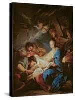 The Adoration of the Shepherds-Carle van Loo-Stretched Canvas