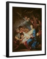 The Adoration of the Shepherds-Carle van Loo-Framed Giclee Print