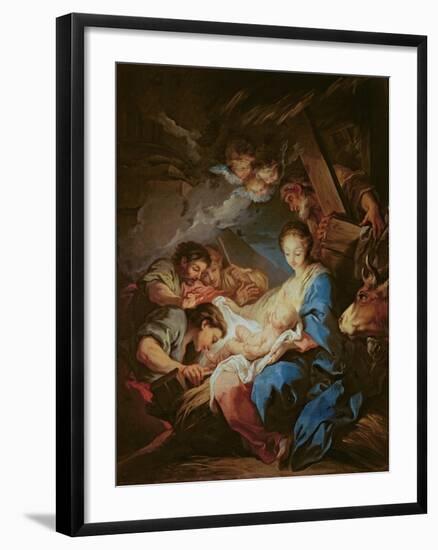 The Adoration of the Shepherds-Carle van Loo-Framed Giclee Print