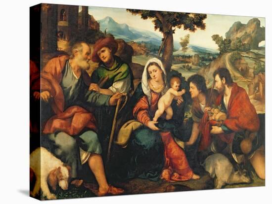 The Adoration of the Shepherds-Jacopo Palma-Stretched Canvas