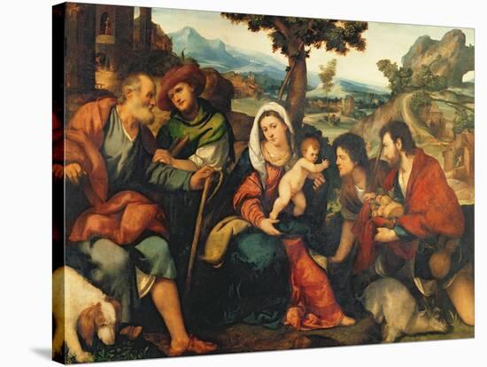 The Adoration of the Shepherds-Jacopo Palma-Stretched Canvas
