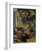 The Adoration of the Shepherds-Lambert Lombard-Framed Giclee Print