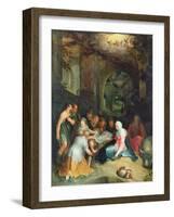 The Adoration of the Shepherds-Karel Van Mander-Framed Giclee Print