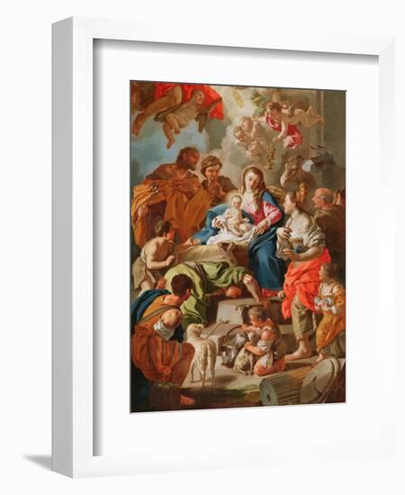 The Adoration of the Shepherds-Francesco de Mura-Framed Giclee Print