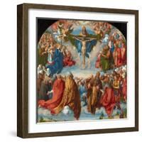 The Adoration of the Trinity (Landauer Altarpiece), 1511-Albrecht Dürer-Framed Giclee Print