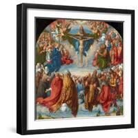 The Adoration of the Trinity (Landauer Altarpiece), 1511-Albrecht Dürer-Framed Giclee Print