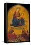 The Adoration of the Virgin and Child by Saint John the Baptist and Saint Catherine-Gherardo Starnina-Framed Stretched Canvas