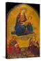 The Adoration of the Virgin and Child by Saint John the Baptist and Saint Catherine-Gherardo Starnina-Stretched Canvas