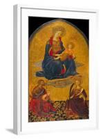 The Adoration of the Virgin and Child by Saint John the Baptist and Saint Catherine-Gherardo Starnina-Framed Giclee Print