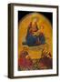 The Adoration of the Virgin and Child by Saint John the Baptist and Saint Catherine-Gherardo Starnina-Framed Giclee Print