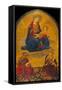 The Adoration of the Virgin and Child by Saint John the Baptist and Saint Catherine-Gherardo Starnina-Framed Stretched Canvas