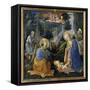 The Adoration with Saints, by Filippino Lippi-null-Framed Stretched Canvas