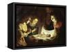 The Adoration-Gerrit van Honthorst-Framed Stretched Canvas