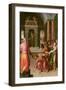 The Adulteress (Oil on Panel)-Hans Vredeman de Vries-Framed Giclee Print