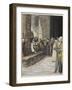 The Adulterous Woman - Christ Writing Upon the Ground-James Tissot-Framed Giclee Print