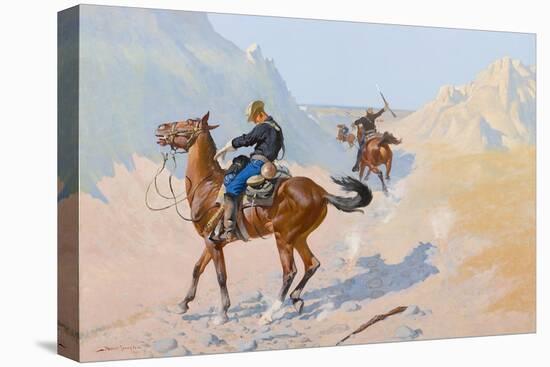 The Advance-Guard, or the Military Sacrifice (The Ambush), 1890-Frederic Remington-Stretched Canvas