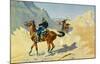 The Advance Guard-Frederic Sackrider Remington-Mounted Art Print