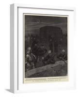 The Advance in the Soudan, an Alarm at Gulbab Post-Frank Dadd-Framed Giclee Print