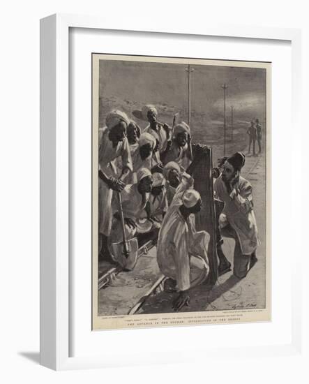 The Advance in the Soudan, Civilization in the Desert-Sydney Prior Hall-Framed Giclee Print