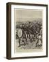 The Advance in the Soudan, the 9th Soudanese Welcoming the Camerons on their Arrival at Berber-Frank Dadd-Framed Giclee Print