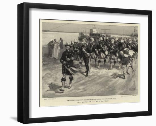 The Advance in the Soudan-Frank Craig-Framed Giclee Print