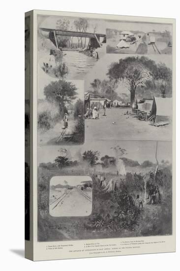 The Advance of Civilisation in East Africa, Scenes on the Uganda Railway-Henry Charles Seppings Wright-Stretched Canvas