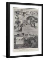 The Advance of Civilisation in East Africa, Scenes on the Uganda Railway-Henry Charles Seppings Wright-Framed Giclee Print