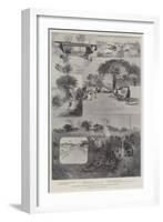 The Advance of Civilisation in East Africa, Scenes on the Uganda Railway-Henry Charles Seppings Wright-Framed Giclee Print