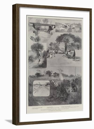 The Advance of Civilisation in East Africa, Scenes on the Uganda Railway-Henry Charles Seppings Wright-Framed Giclee Print