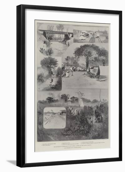The Advance of Civilisation in East Africa, Scenes on the Uganda Railway-Henry Charles Seppings Wright-Framed Giclee Print