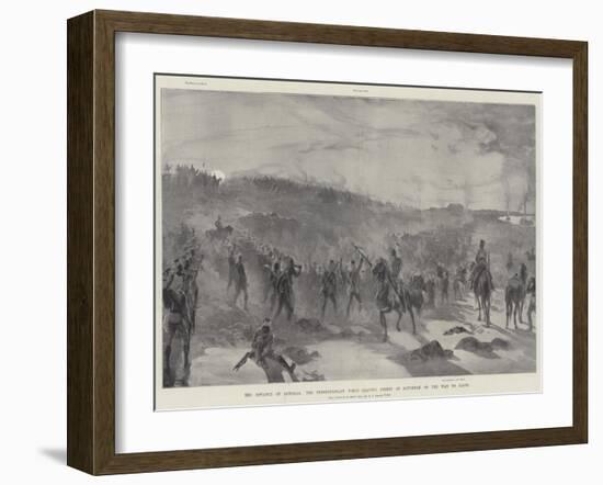 The Advance on Dongola, the Expeditionary Force Leaving Fereig at Daybreak on the Way to Hafir-William Heysham Overend-Framed Giclee Print