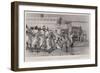 The Advance on Omdurman, Laying the Telegraph Cable across the Nile-William Small-Framed Giclee Print