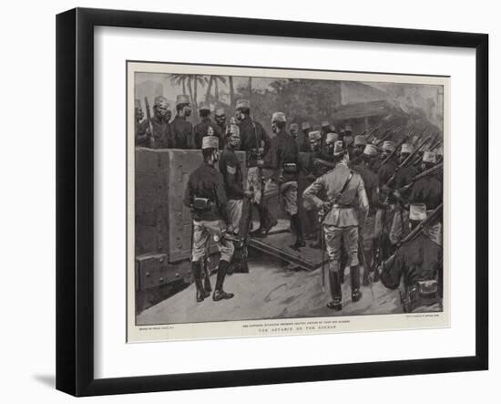 The Advance on the Soudan-Frank Dadd-Framed Giclee Print