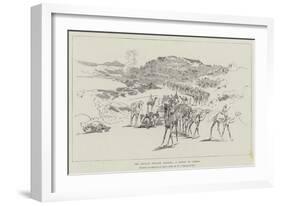 The Advance Towards Dongola, a Convoy of Camels-Henry Charles Seppings Wright-Framed Giclee Print