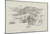 The Advance Towards Dongola, a Convoy of Camels-Henry Charles Seppings Wright-Mounted Giclee Print