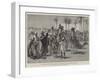 The Advance Towards Dongola, Artists and Correspondents Buying Camels and Donkeys-William Heysham Overend-Framed Giclee Print