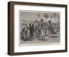 The Advance Towards Dongola, Artists and Correspondents Buying Camels and Donkeys-William Heysham Overend-Framed Giclee Print