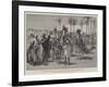 The Advance Towards Dongola, Artists and Correspondents Buying Camels and Donkeys-William Heysham Overend-Framed Giclee Print