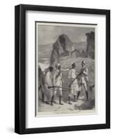 The Advance Towards Dongola, Bringing in a Prisoner-null-Framed Premium Giclee Print