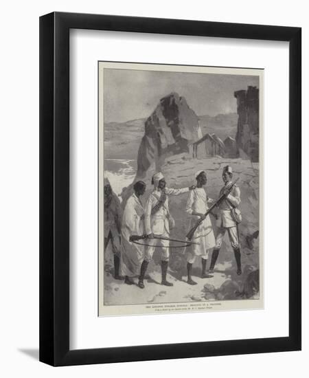 The Advance Towards Dongola, Bringing in a Prisoner-null-Framed Premium Giclee Print