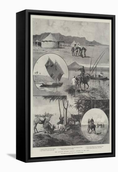 The Advance Towards Dongola, Cholera in the Camp-Henry Charles Seppings Wright-Framed Stretched Canvas